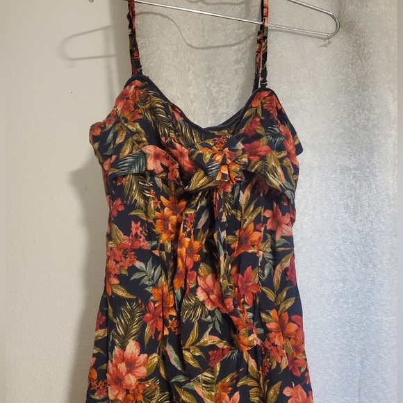American Eagle Outfitters Multicolor Hawaiian Floral Jumpsuit - Picture 2 of 4